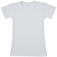 Photo1: Boys Leotard, 'Alberto' White,  Boy's stretch T-shirt, Cool & Dry, UPF50+ (1)