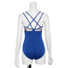 Photo13: Womens Leotard, 'CANNA'  Lavender, Two(2) Crossed shoulder straps, Cool & Dry, UPF50+ (13)