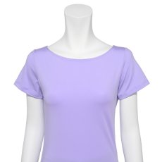 Photo5: Ballet Dance wear,  French sleeve T-shirts,  Lavender (5)